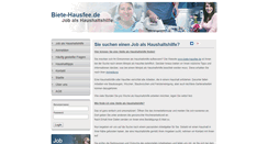Desktop Screenshot of biete-hausfee.de